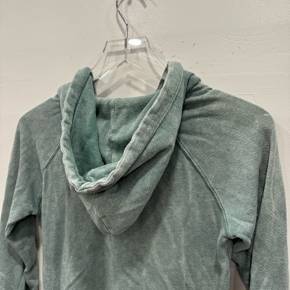 Juicy Couture Made in USA Green Washed Full Zip Sweatshirt Hooded Size P - Picture 7 of 8